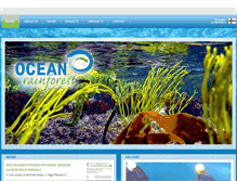 Tablet Screenshot of oceanrainforest.com